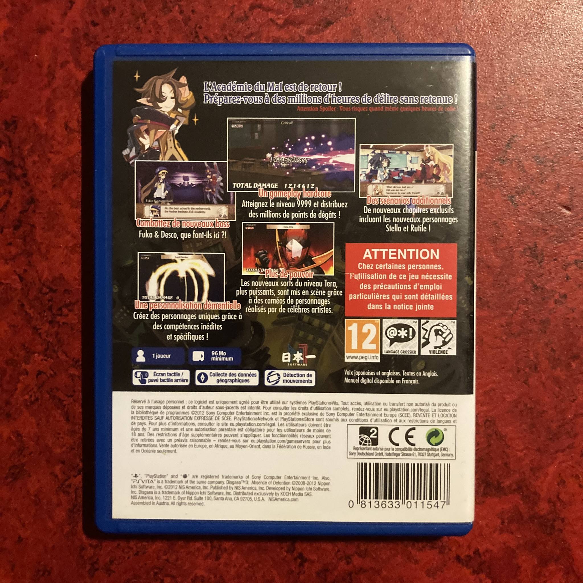 Disgaea 3 : Absence of Detention (PS Vita)