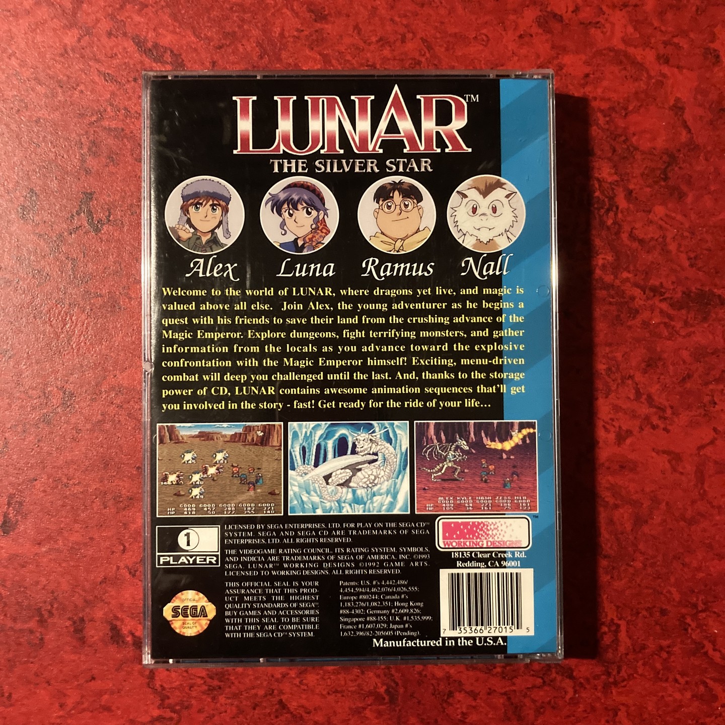Lunar The Silver Star Sega CD