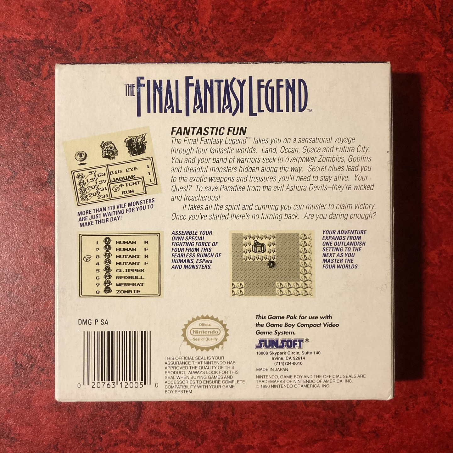 Makai Tōshi : Sa•Ga / Final Fantasy Legend (Game Boy)