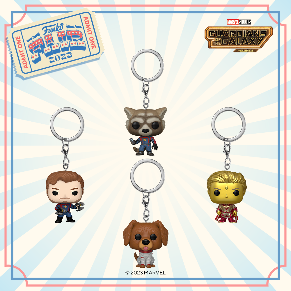 Funko Fair 2023 - POP Keychain Gardiens de la Galaxie 3