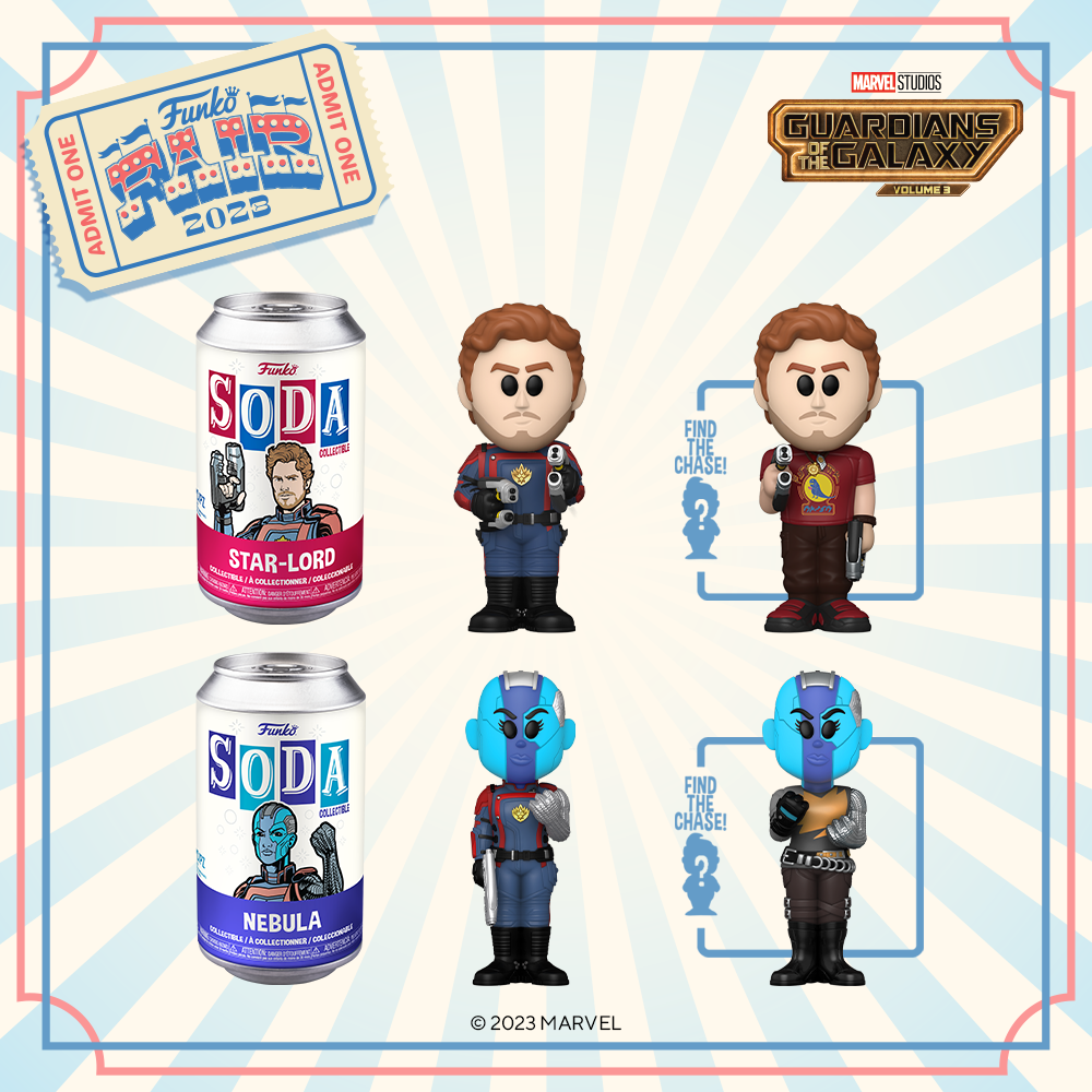 Funko Fair 2023 - SODA Star-Lord / Nebula