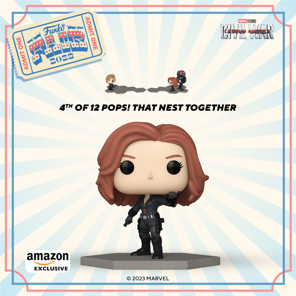 Funko Fair 2023 - POP Civil War Black Widow